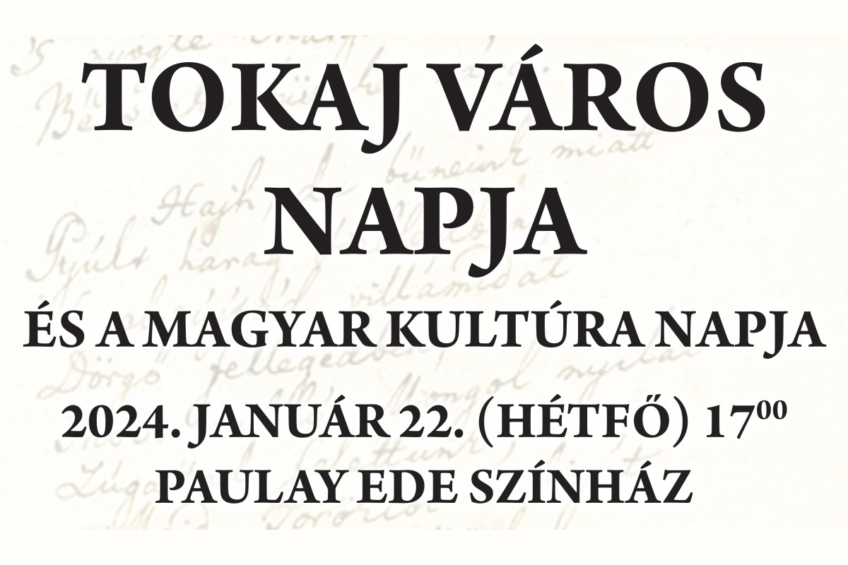Tokaj Város Napja 2024. január 22.
