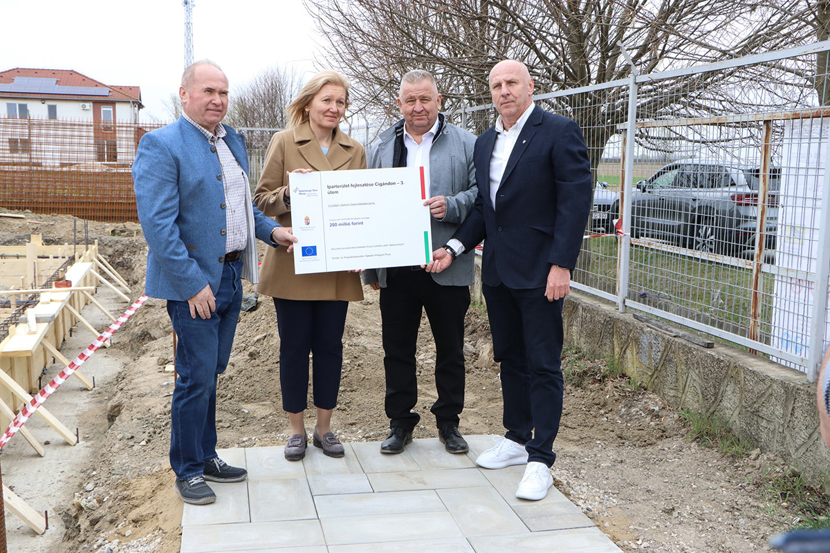 Cigánd: Iparterület fejlesztése Cigándon – 3. ütem