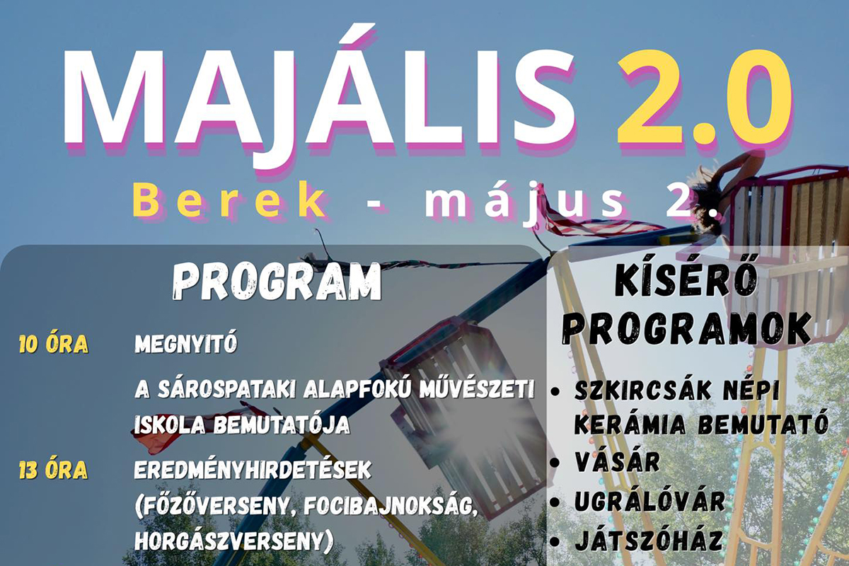 Sárospatak: MAJÁLIS 2.0