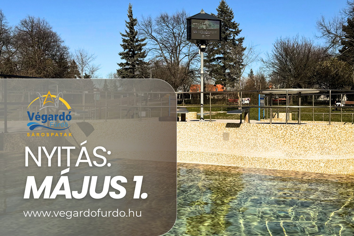 Sárospatak: Végardó Fürdő Sárospatak - Május elsején megnyitottunk!